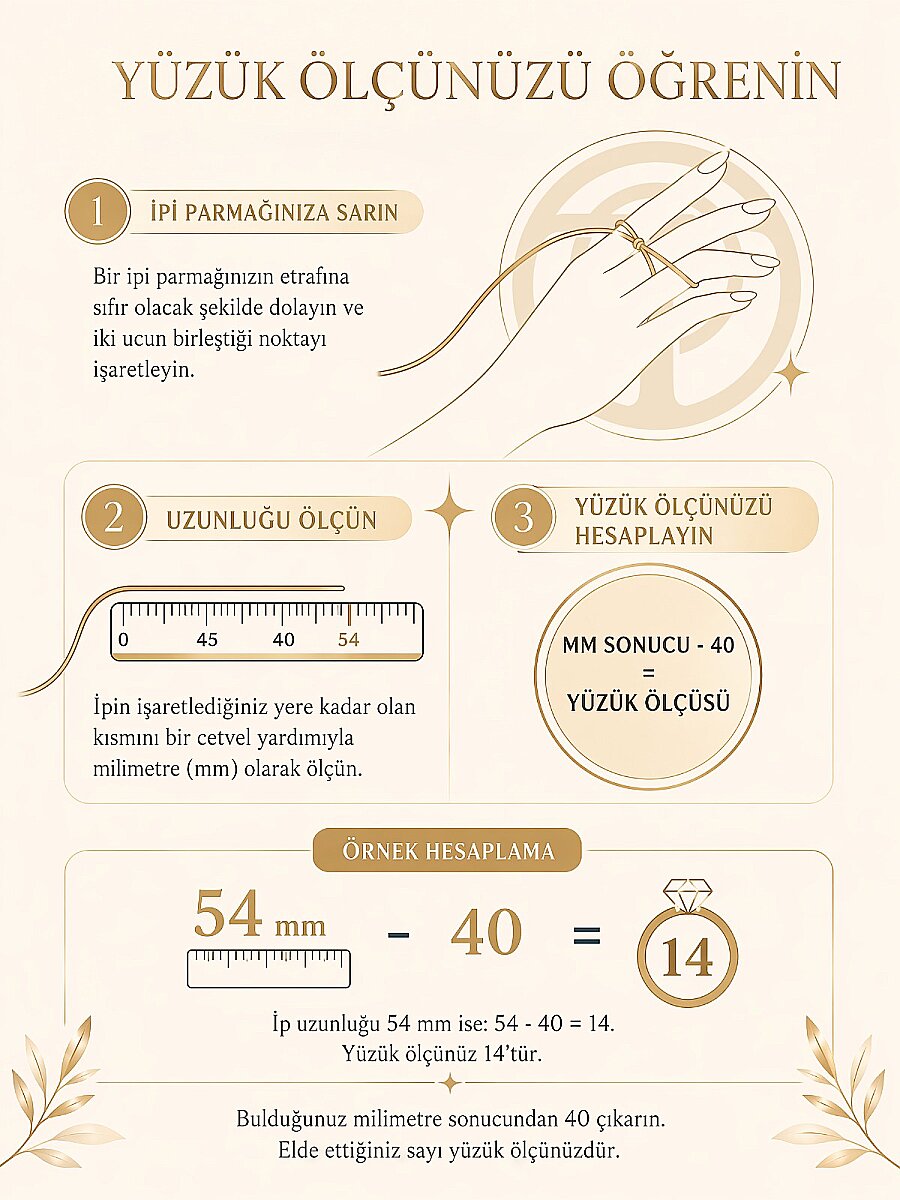 14 Ayar Altın Taşlı Model Yüzük (2)