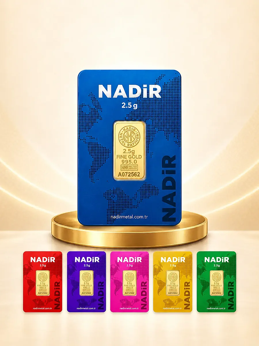 2.5 Gram 24 Ayar 995 Külçe Altın – Sertifikalı