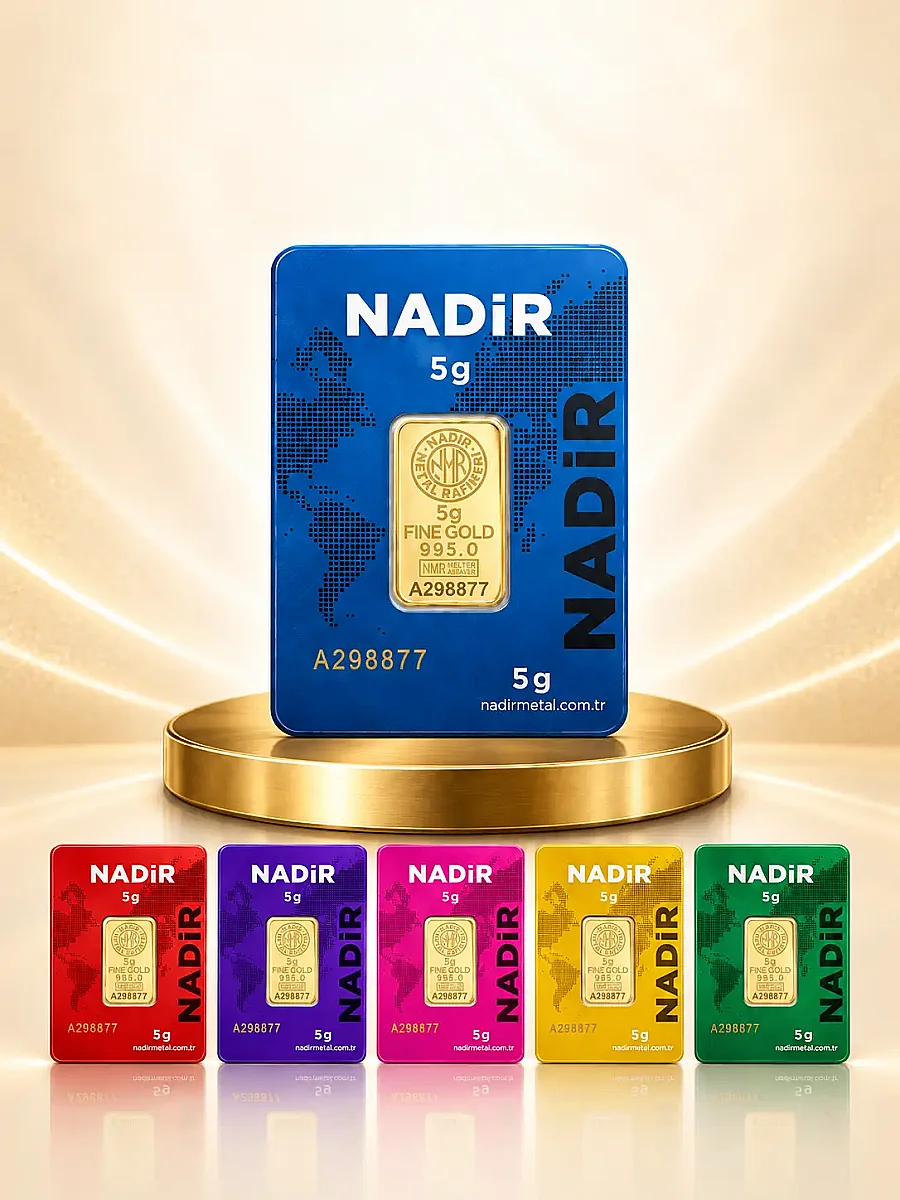 5 Gram  Nadir Altın 24 Ayar Külçe Altın