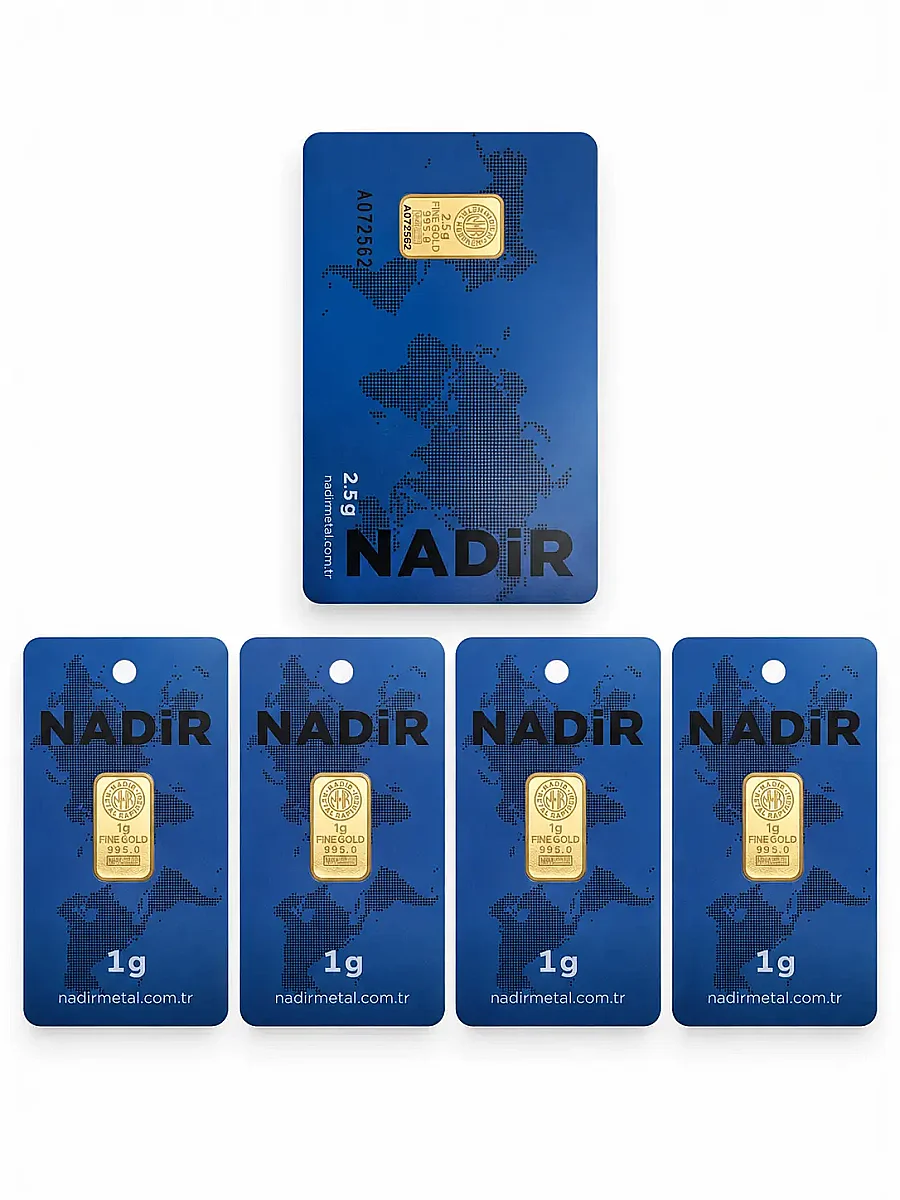 6.50 Gram 24 Ayar 995 Külçe Altın – Sertifikalı