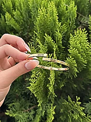 Altın Çapraz Model Kelepçe - 2