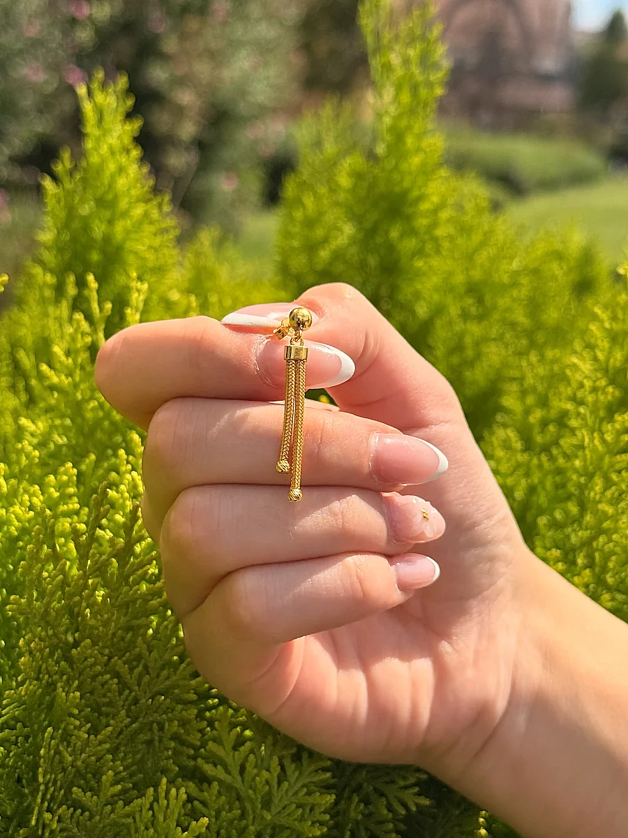 8 Ayar Altın Kalze Küpe