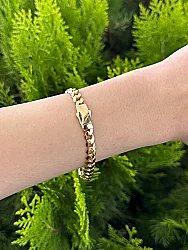 8 Ayar Altın Taşsız Gurmet Bileklik 4.15 gr - 2