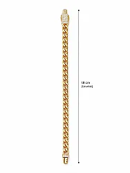 8 Ayar Altın Taşlı Gurmet Bileklik 3.5 gr - 2